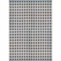 Brita Sweden Poppy Teppich Blau/Braun, 170x250 Cm