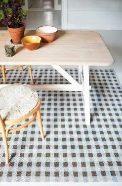 Brita Sweden Poppy Teppich Blau/Braun, 170x250 Cm -Sommer Stil Boutique brita sweden poppy rug 7