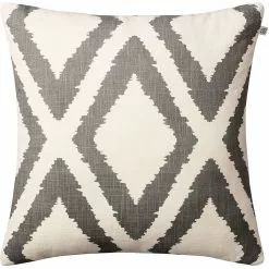 Chhatwal & Jonsson Diamond Kissen 50x50 Cm, Grau / Off White