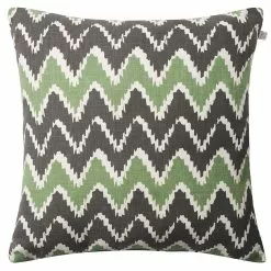 Chhatwal & Jonsson Ikat Bangalore Outdoor-Kissen 50x50 Cm, Grey/Sage