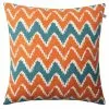 Chhatwal & Jonsson Ikat Bangalore Outdoor-Kissen 50x50 Cm, Apricot Orange/Heaven Blue -Sommer Stil Boutique chhatwal jonsson ikat bangalore outdoor cushion 50x50 cm bg shitake 5