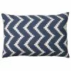 Chhatwal & Jonsson Ikat Sema Kissen 40x60 Cm Im Freien Nutzbar, Blau / Off-white -Sommer Stil Boutique chhatwal jonsson ikat sema kissen innen auen 40x60cm 1