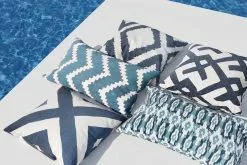 Chhatwal & Jonsson Impal Kissen Im Freien Nutzbar 50x50 Cm, Blau / Off-white -Sommer Stil Boutique chhatwal jonsson impal kissen im freien nutzbar 0