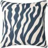 Chhatwal & Jonsson Zebra Kissen 50x50 Cm Im Freien Nutzbar, Blau / Off-white -Sommer Stil Boutique chhatwal jonsson zebra cushion 50x50 cm outdoor 0
