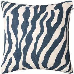 Chhatwal & Jonsson Zebra Kissen 50x50 Cm Im Freien Nutzbar, Blau / Off-white