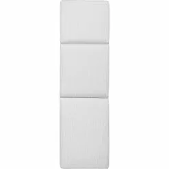 DIYTI Narrow Stripe Sonnenbankkissen 50x186 Cm, Weiß