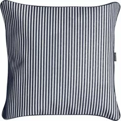 DIYTI Narrow Stripe Kissen 45x45 Cm, Marineblau