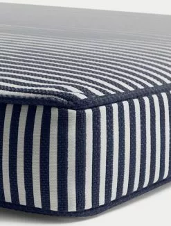 DIYTI Narrow Stripe Sonnenbankkissen 60x186 Cm, Marineblau -Sommer Stil Boutique diyti narrow stripe sunbed cushion 60x186 cm 4