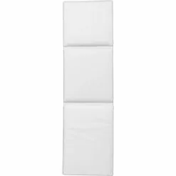 DIYTI Plain Sonnenbankkissen 50x186 Cm, Weiß