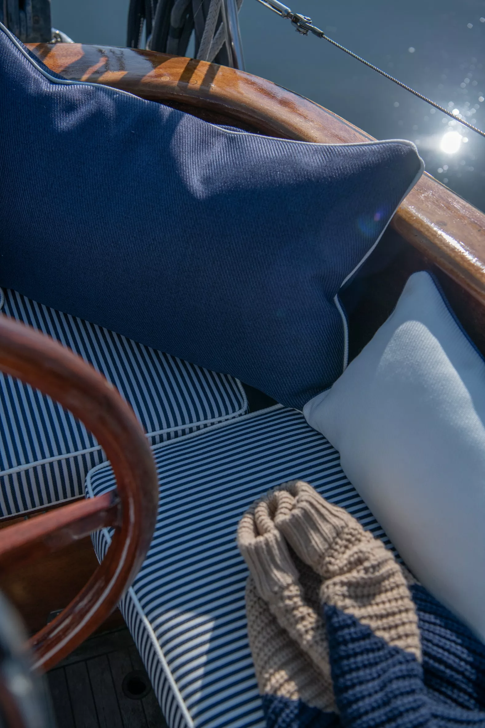 DIYTI Plain Kissen 25x45 Cm, Marineblau 4 DIYTI Plain Kissen 25x45 Cm, Marineblau – Bild 2