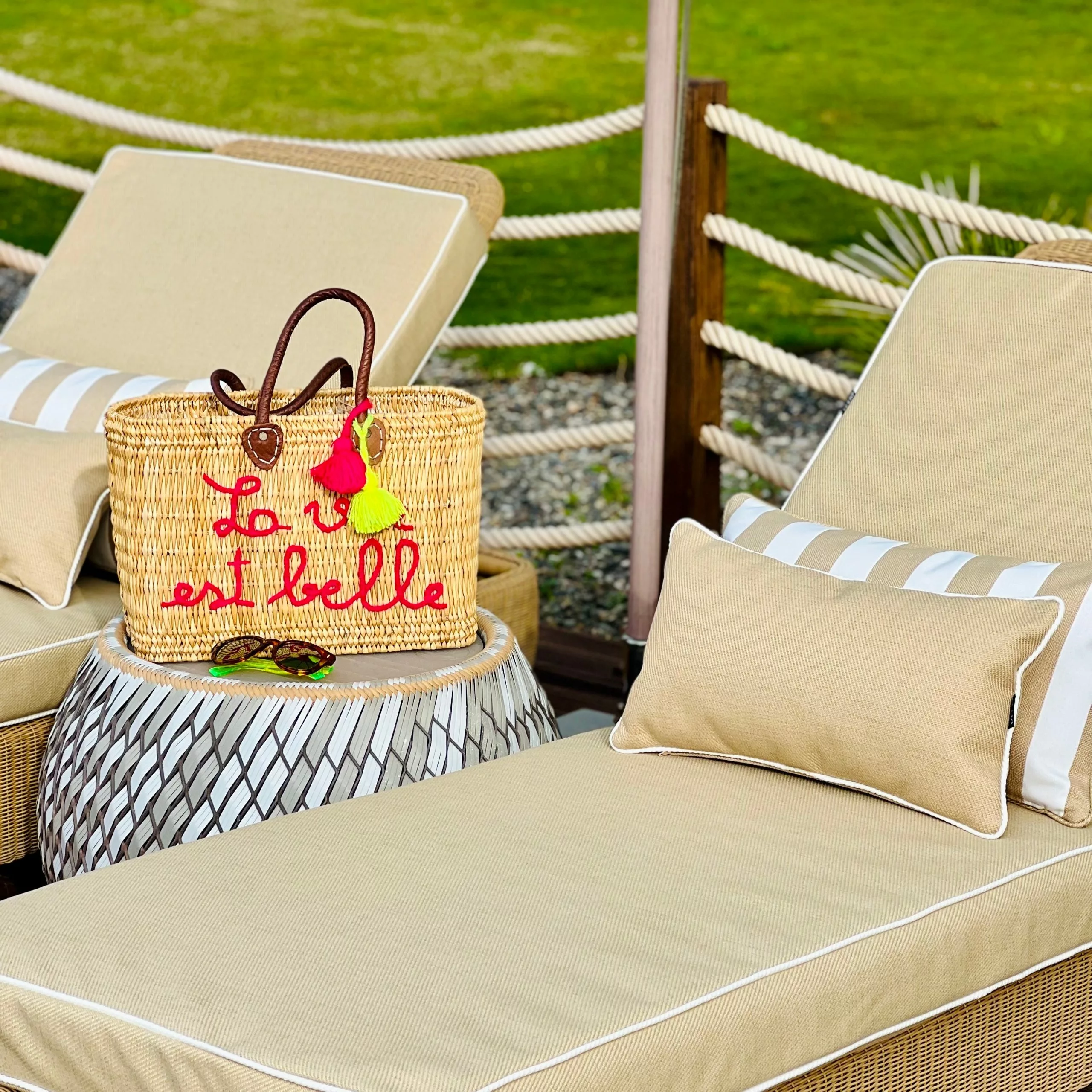 DIYTI Plain Sonnenbankkissen 60x186 Cm, Beige 4 DIYTI Plain Sonnenbankkissen 60x186 Cm, Beige – Bild 2