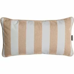 DIYTI Wide Stripe Kissen 25x45 Cm, Beige
