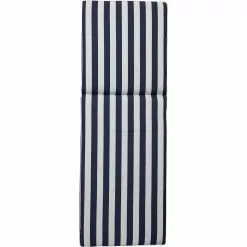 DIYTI Wide Stripe Sonnenbankkissen 60x186 Cm, Marineblau
