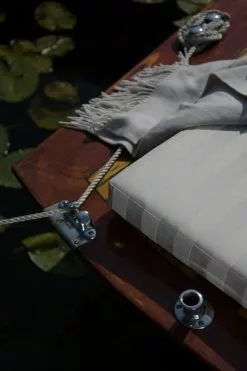 DIYTI Wide Stripe Bootskissen 40x45 Cm, Weiß -Sommer Stil Boutique diyti wide stripe boat cushion 40x45 cm 7