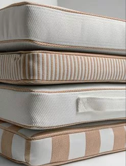 DIYTI Wide Stripe Bootskissen 40x45 Cm, Beige -Sommer Stil Boutique diyti wide stripe boat cushion 40x45 cm 9