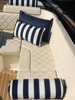 DIYTI Wide Stripe Kissen 17x45 Cm, Marineblau 9 DIYTI Wide Stripe Kissen 17x45 Cm, Marineblau -Sommer Stil Boutique diyti wide stripe cushion 17x45 cm 5