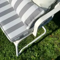 DIYTI Wide Stripe Kissen 45x45 Cm, Grau -Sommer Stil Boutique diyti wide stripe cushion 45x45 cm 13