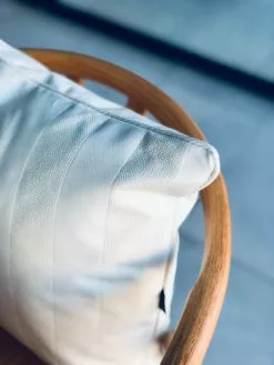 DIYTI Wide Stripe Kissen 45x45 Cm, Weiß -Sommer Stil Boutique diyti wide stripe cushion 45x45 cm 6