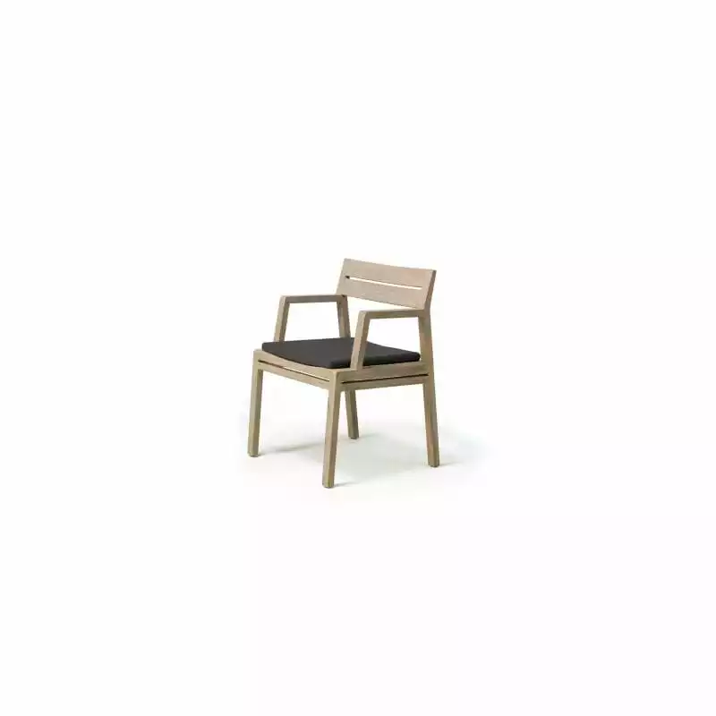 Ethimo Costes Sitzkissen Für Lehnstuhl, Black Stone 3 Ethimo Costes Sitzkissen Für Lehnstuhl, Black Stone