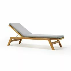 Ethimo Costes Sunlounger Kissen, Nature Grey