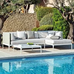 Ethimo Infinity Kissen Für Tagesliege Links, Weiß