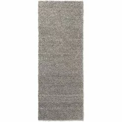Ferm LIVING Slub Bouclé Teppich Charcoal, 80x200 Cm