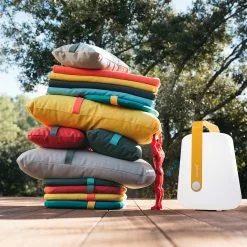 Fermob Bistro Color Mix Sitzkissen, 30x38 Cm/ Aprikosenfarben -Sommer Stil Boutique fermob bistro color mix sitzkissen 30x38 cm 2 1