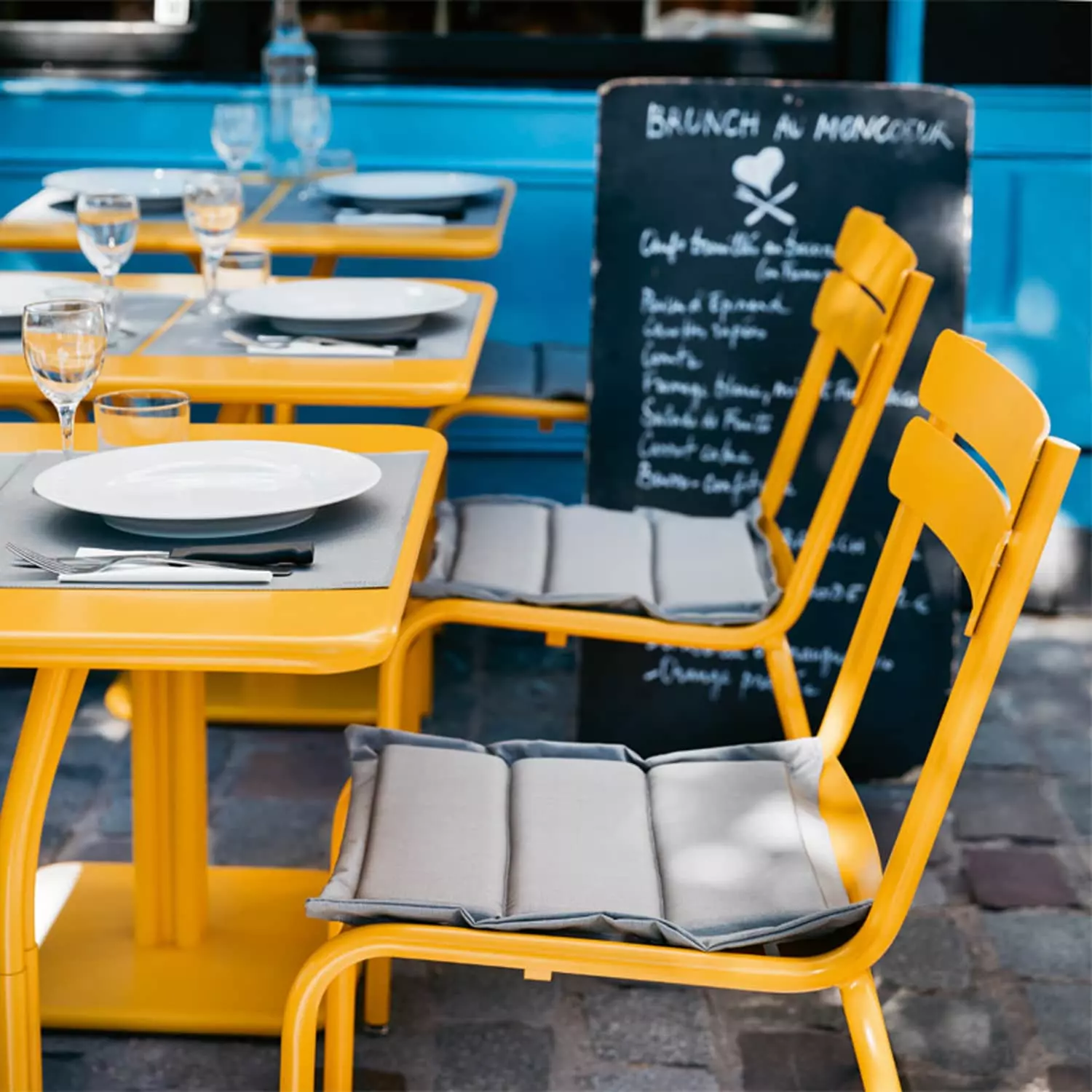 Fermob Luxembourg Sitzkissen, 40x45cm/ Beige 5 Fermob Luxembourg Sitzkissen, 40x45cm/ Beige – Bild 3