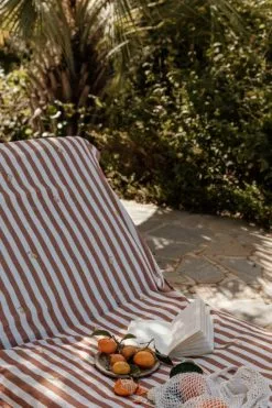 Garbo & Friends Stripe Pear Badetuch, 70x140 Cm -Sommer Stil Boutique garbo friends stripe pear 3 1