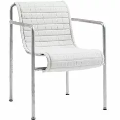 Hay Palissade Kissen Gesteppt Dining Lehnstuhl, Sky Grey -Sommer Stil Boutique hay palissade kissen gesteppt dining lehnstuhl 12