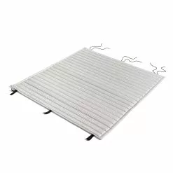 Hay Palissade Kissen Gesteppt Esszimmerbank Ohne Armlehne, Sky Grey