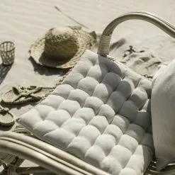 Linum Pepper Sitzkissen 40x40 Cm, Creamy Beige -Sommer Stil Boutique linum pepper sitzkissen 40x40 cm 42