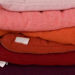 Linum Pepper Sitzkissen 40x40 Cm, Rostorange -Sommer Stil Boutique linum pepper sitzkissen 40x40 cm 5