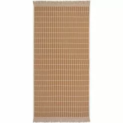Marimekko Pieni Tiiliskivi Handtuch Hamam-Tuch Braun / Off-white, 70x150 Cm