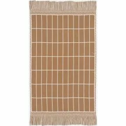 Marimekko Pieni Tiiliskivi Handtuch Hamam-Tuch Braun / Off-white, 30x50 Cm