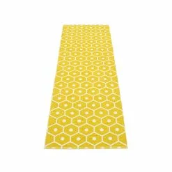 Pappelina Honey Matte 70x160 Cm, Mustard/Vanilla