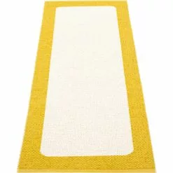 Pappelina Ilda Teppich 70x180 Cm, Mustard / Vanilla