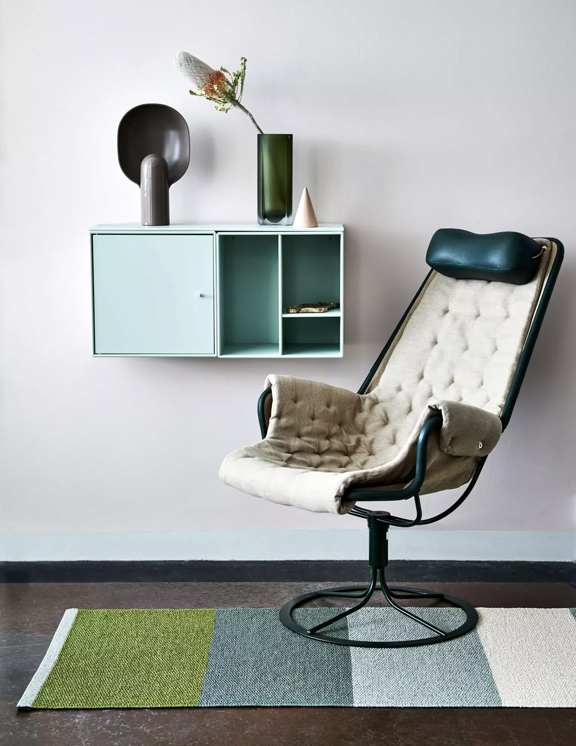 Pappelina Kim Teppich Olive, 70x160 Cm 4 Pappelina Kim Teppich Olive, 70x160 Cm – Bild 2