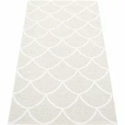 Pappelina Kotte Teppich Fossil Grey/ White, 70x150 Cm