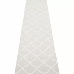 Pappelina Kotte Teppich Fossil Grey/ White, 70x300 Cm