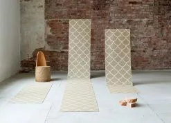 Pappelina Kotte Teppich Linen/ Vanilla, 70x150 Cm -Sommer Stil Boutique pappelina kotte teppich leinen vanille 1 1