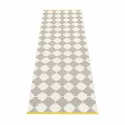 Pappelina Marre Matte 70x150 Cm, Warm Grey/Vanilla/Mustard