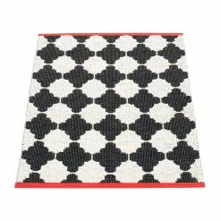Pappelina Marre Matte 70x90 Cm, Black/Vanilla/Coral