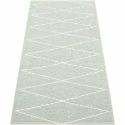 Pappelina Max Teppich Sage/Vanilla, 70x160 Cm