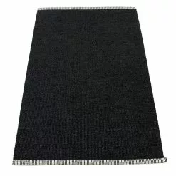 Pappelina Mono Matte 85x160 Cm, Schwarz