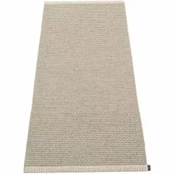 Pappelina Mono Rug 60x150 Cm, Dark Linen/Linen