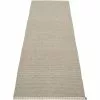 Pappelina Mono Rug 85x260 Cm, Dark Lin/Lin -Sommer Stil Boutique pappelina mono rug dark linen linen 9