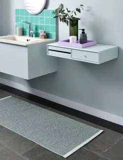 Pappelina Mono Teppich Sage/ Army, 60x85 Cm -Sommer Stil Boutique pappelina mono teppich salbei army 2