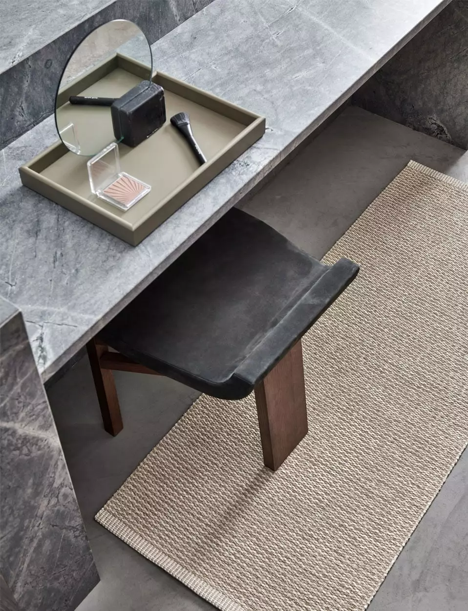 Pappelina Mono Teppich Sand/ Cream, 85x160 Cm 4 Pappelina Mono Teppich Sand/ Cream, 85x160 Cm – Bild 2