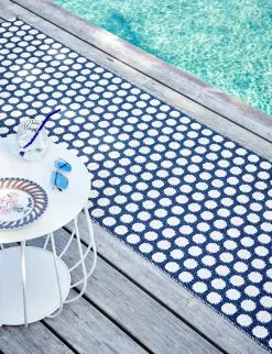 Pappelina Noa Teppich Dunkelblau / Vanilla / Warmes Grau, 50x70 Cm -Sommer Stil Boutique pappelina noa rug dark blue vanilla warm grey 0 2